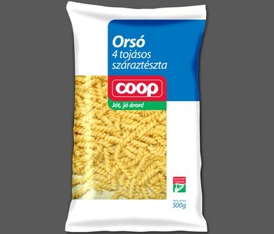 COOP 4 tojásos Orsó 500g